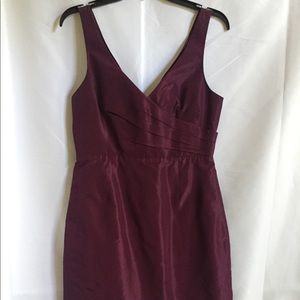 Plum J. Crew V-Neck Dress